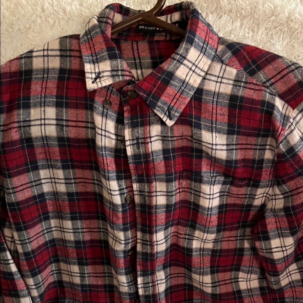 Like new Brandy Melville flannel top